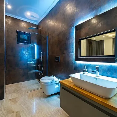 别墅 Lueks Tatil Villasi Oezel Havuzlu Horyes 卡斯