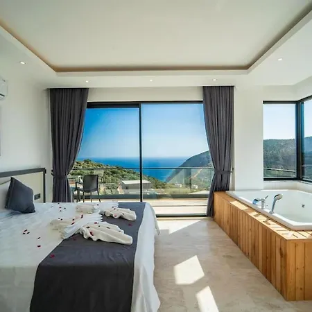 别墅 Lueks Tatil Villasi Oezel Havuzlu Horyes 卡斯