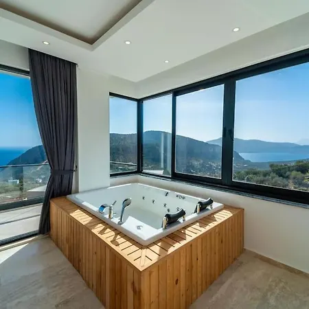 Lueks Tatil Villasi Oezel Havuzlu Horyes 别墅 卡斯